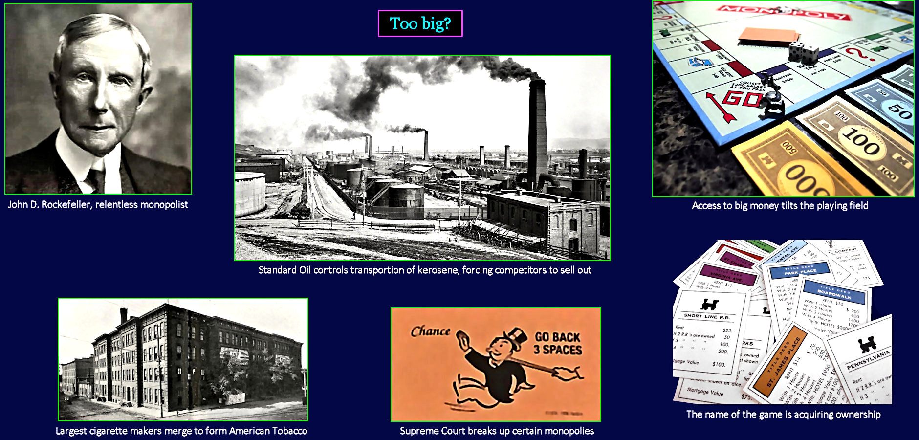 Standard Oil and tobacco breakups, 1910s